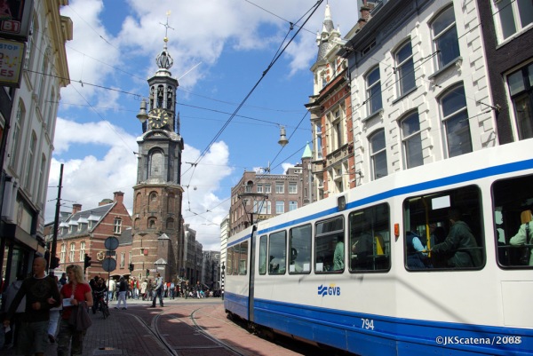 Amsterdam: Tram @ Reguliersbreestraat