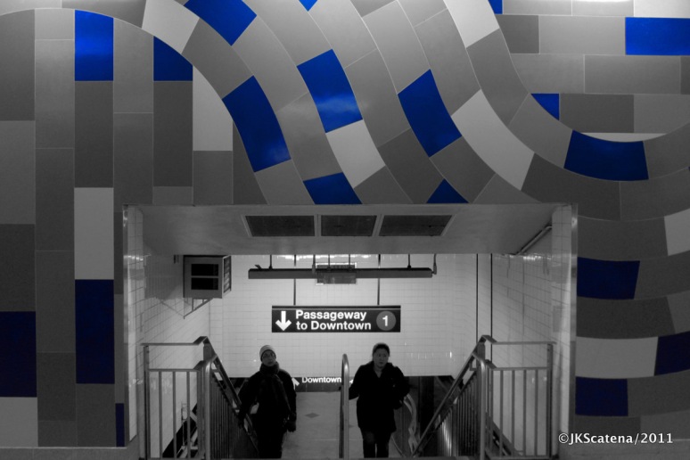 New York - Subway, Blue